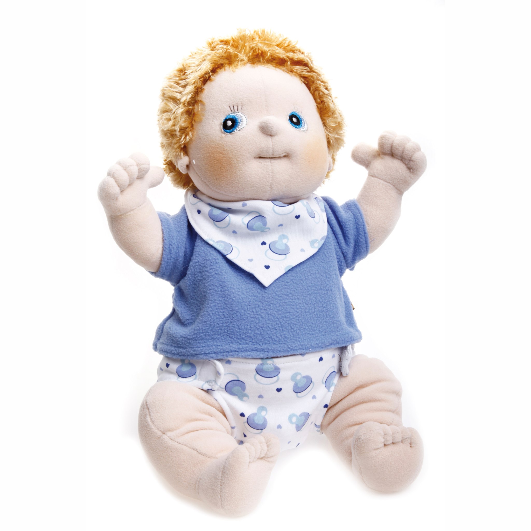 Rubens Barn Puppe Baby Erik – Produktansicht vor weißem Hintergrund, Ansicht 2