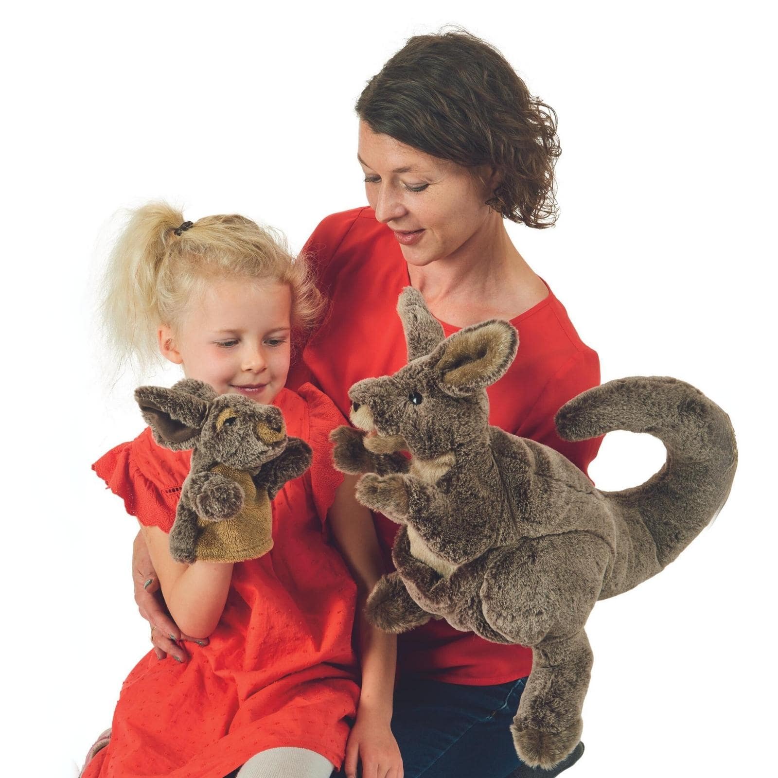 Folkmanis Känguruh mit Baby