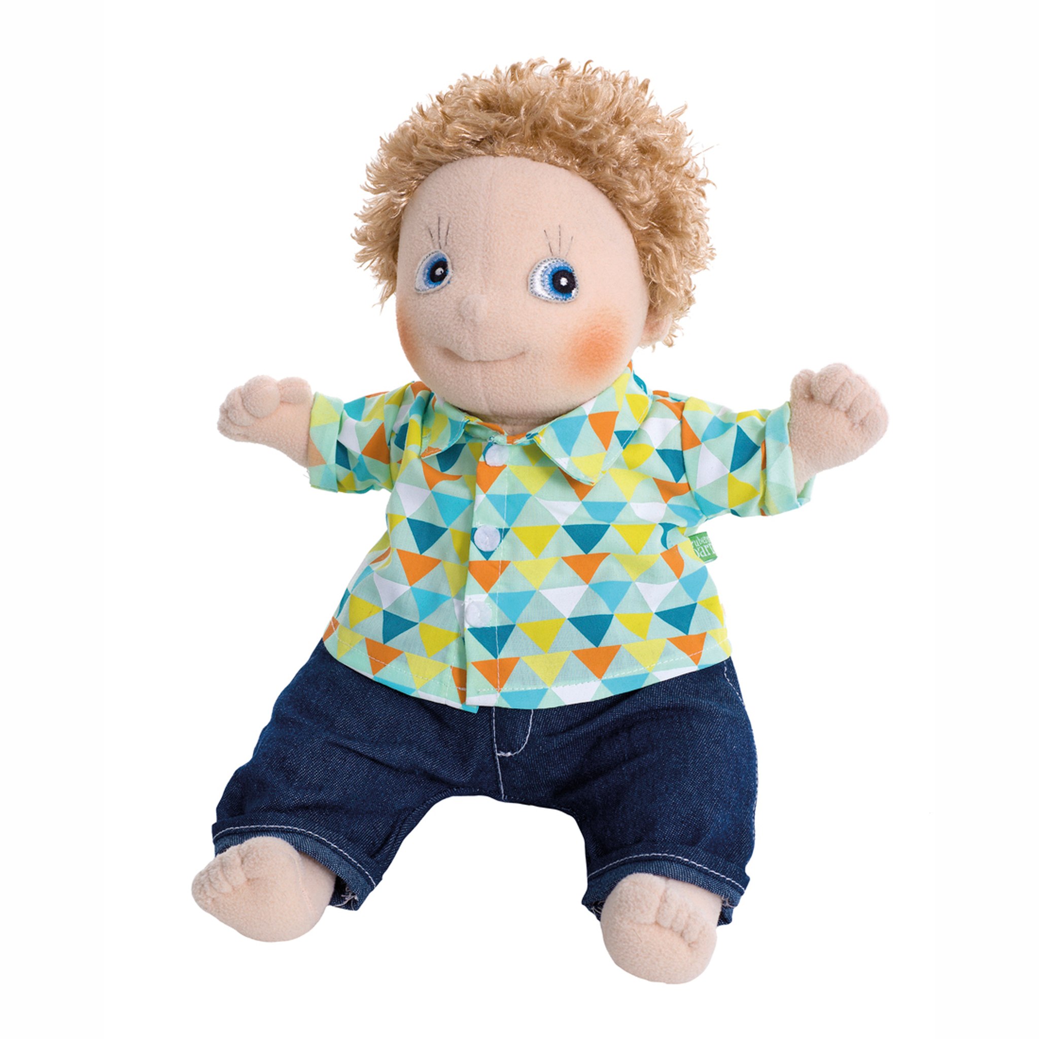 Rubens Barn Puppe Kids Oliver – Produktansicht vor weißem Hintergrund