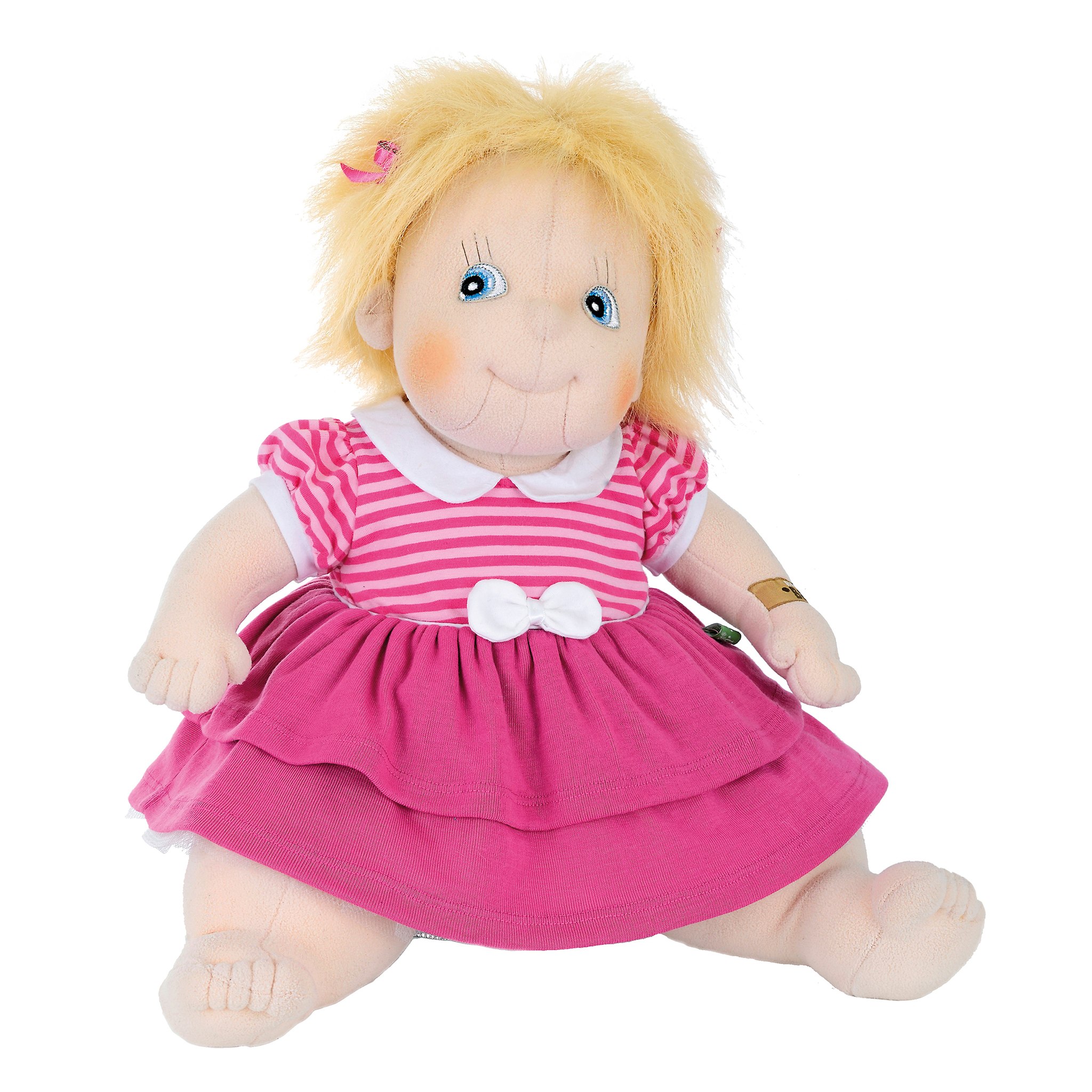 Rubens Barn Puppe Original Ida Pink – Produktansicht vor weißem Hintergrund