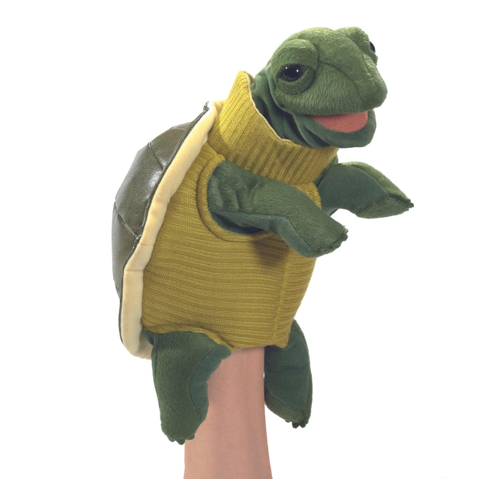 Folkmanis Schildkröte mit Rollkragen