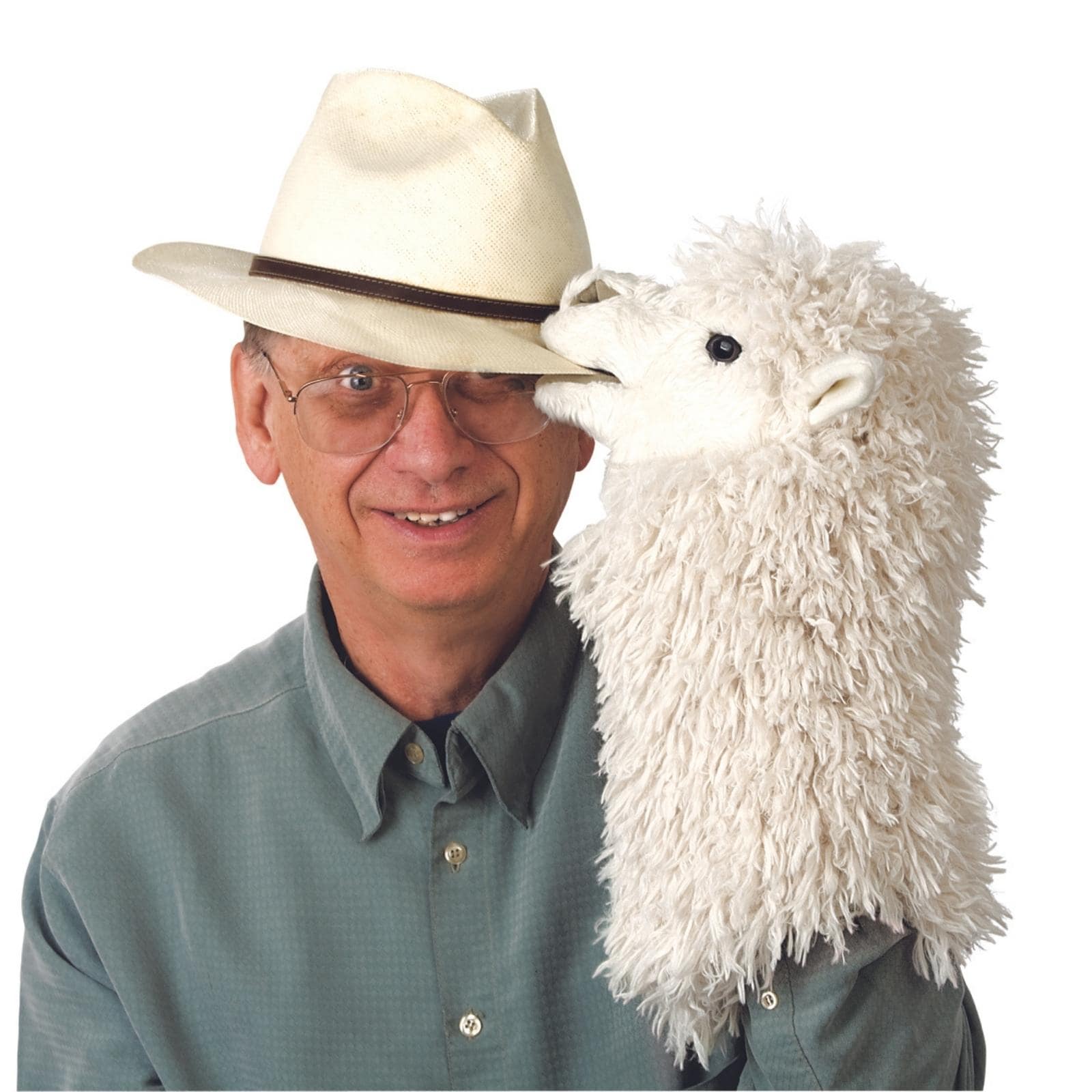 Folkmanis Alpaca für die Puppenbühne