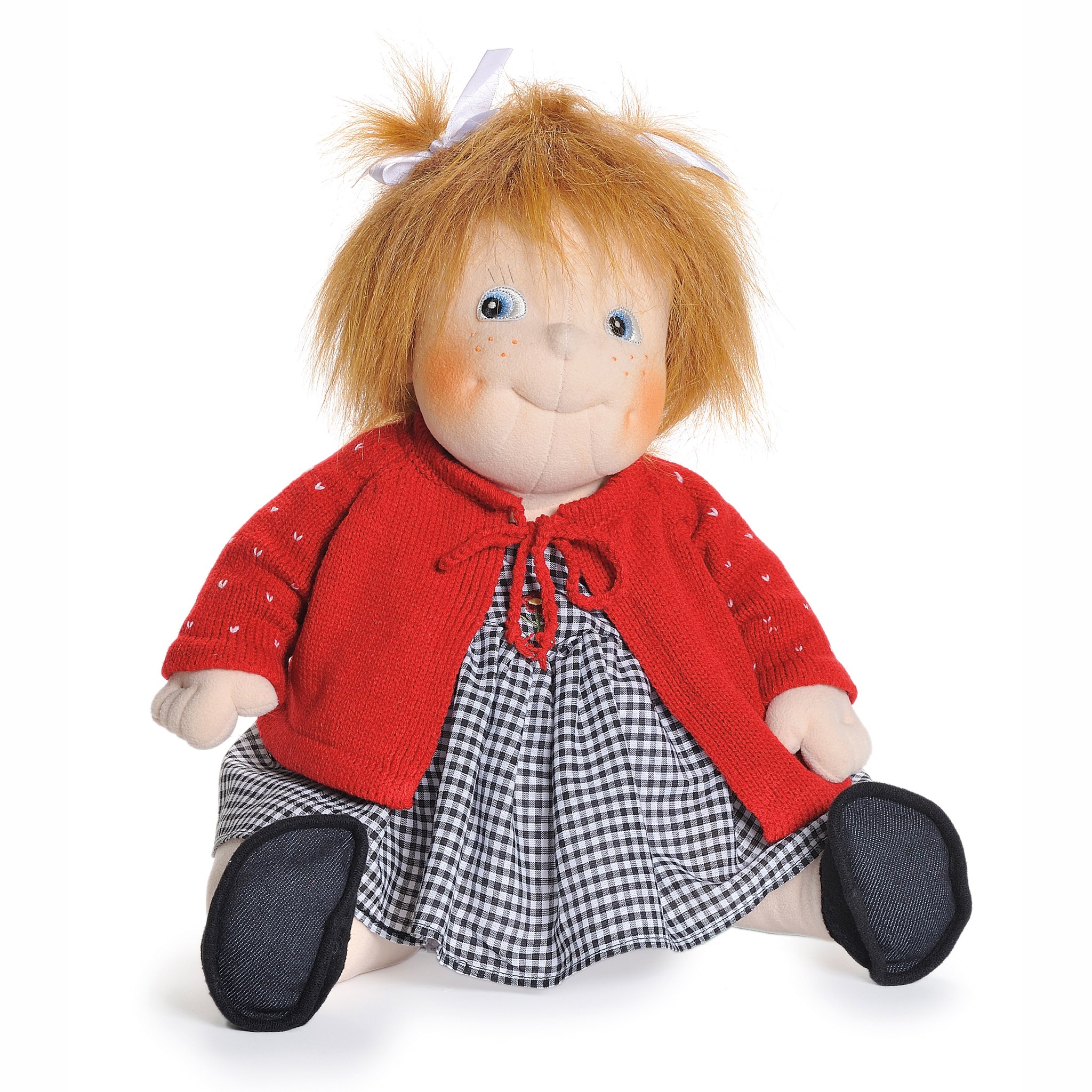 Rubens Barn Puppe Original Anna Kindy – Produktansicht vor weißem Hintergrund