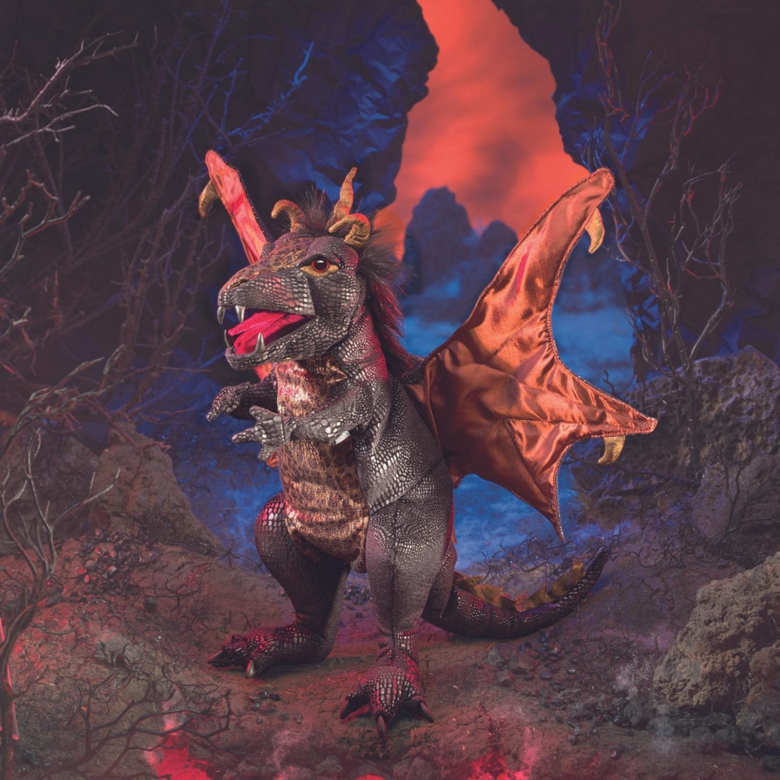 Folkmanis schwarzer Drache