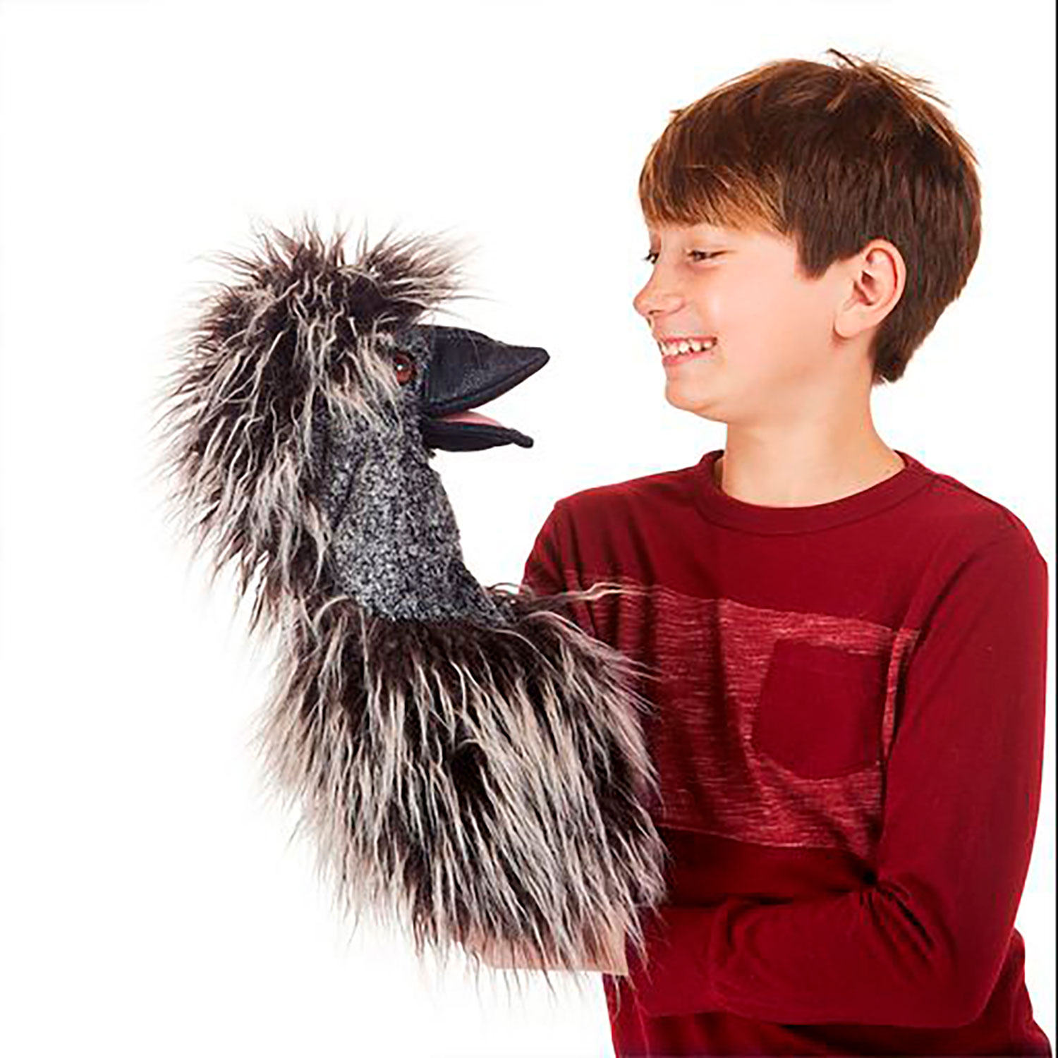 Folkmanis Emu für die Puppenbühne